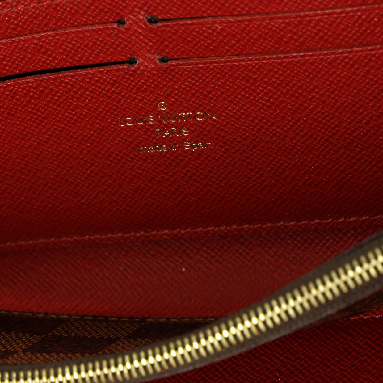 Clemence Wallet Damier - Deep Luxury