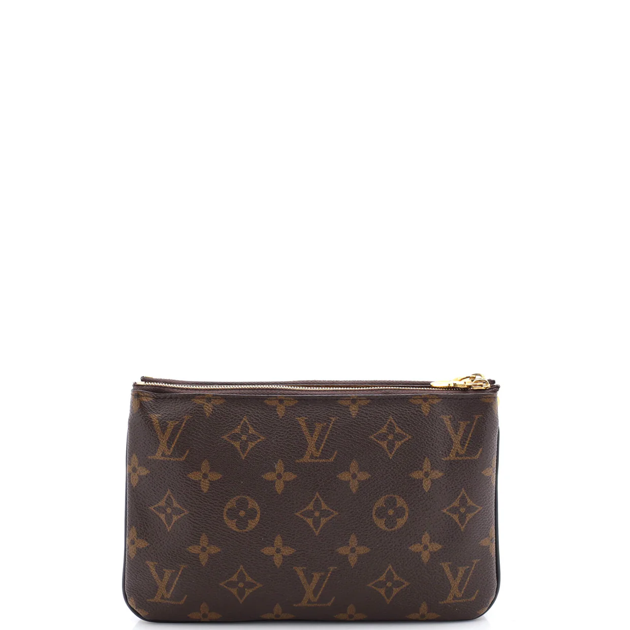 Double Zip Pochette Reverse Monogram Giant - Deep Luxury