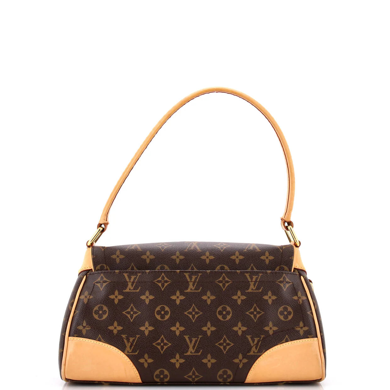 Beverly Handbag Monogram Canvas MM - Deep Luxury