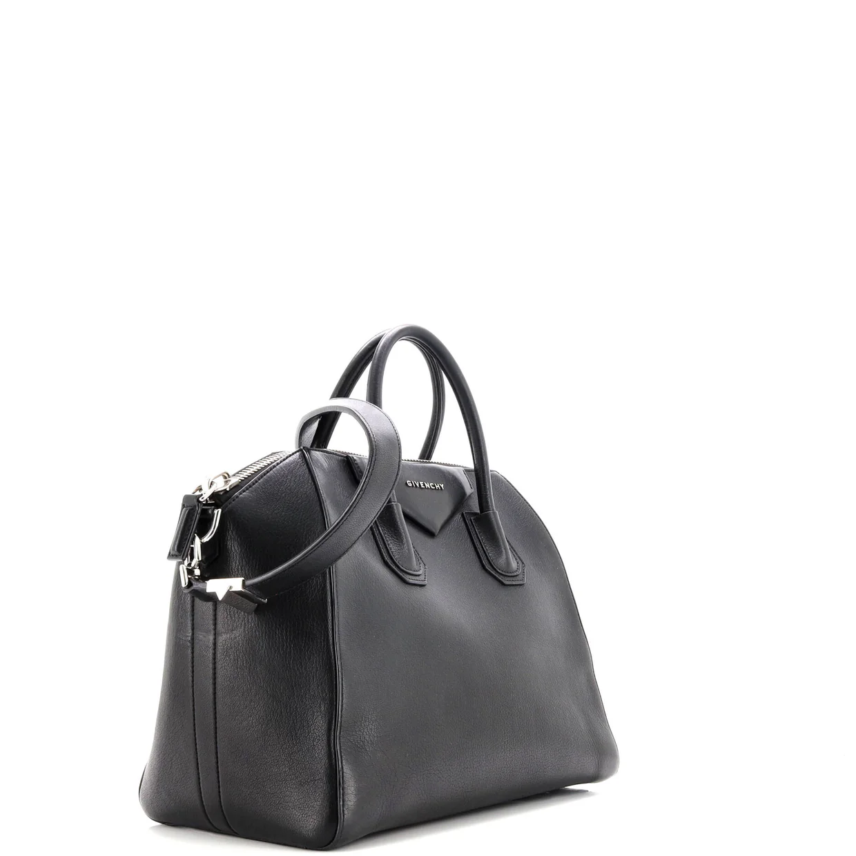 Antigona Bag Leather Medium - Deep Luxury
