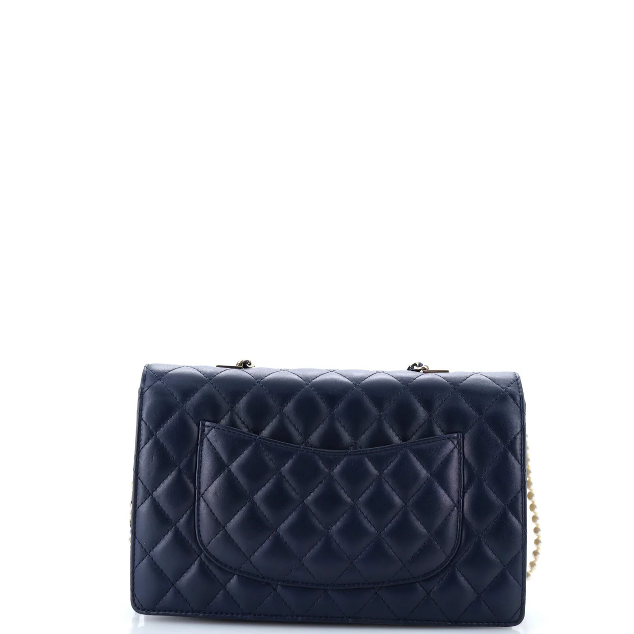 Fantasy Pearls Flap Bag Quilted Lambskin Large - Deep Luxury