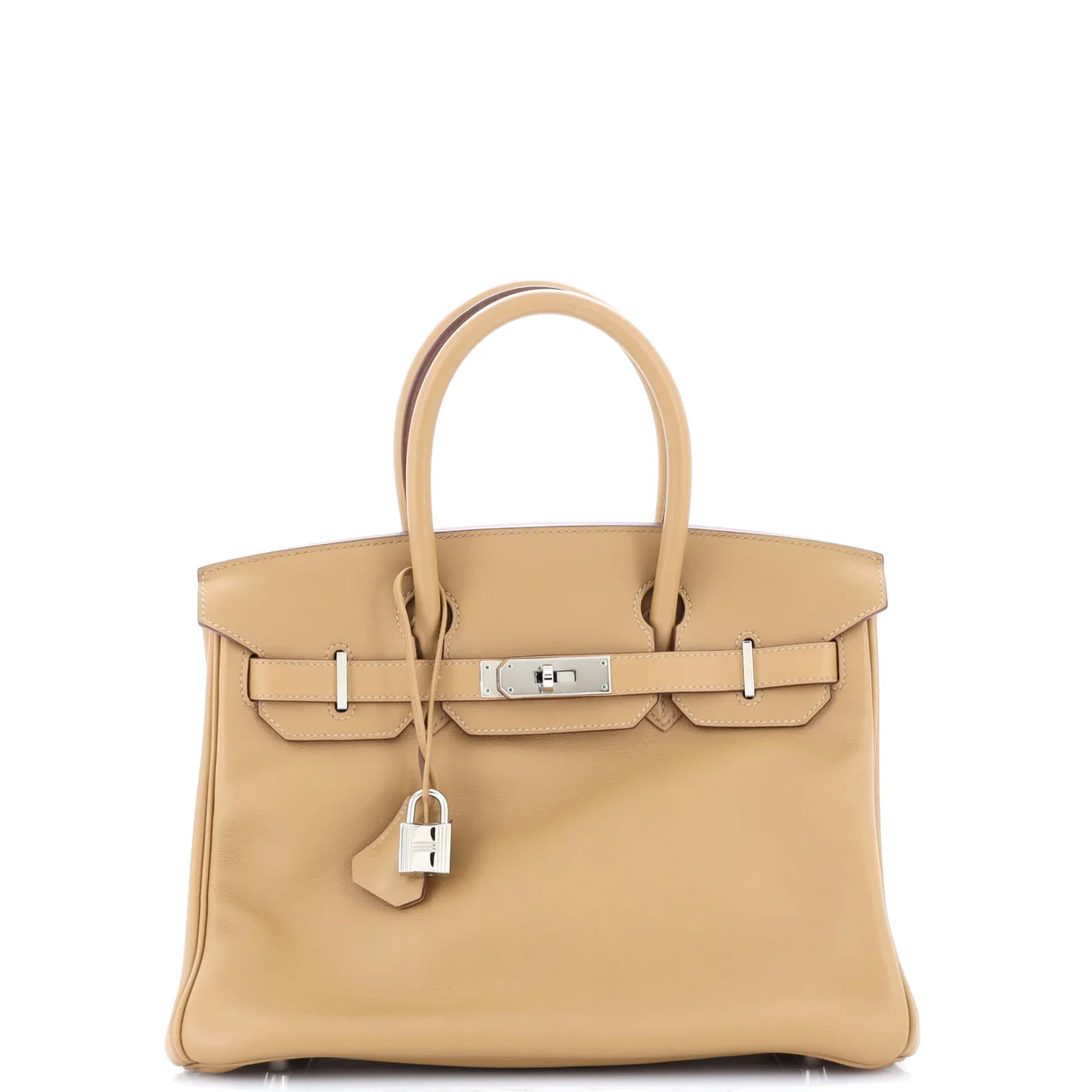 Birkin Handbag Biscuit Swift with Palladium Hardware 30 - Deep Luxury
