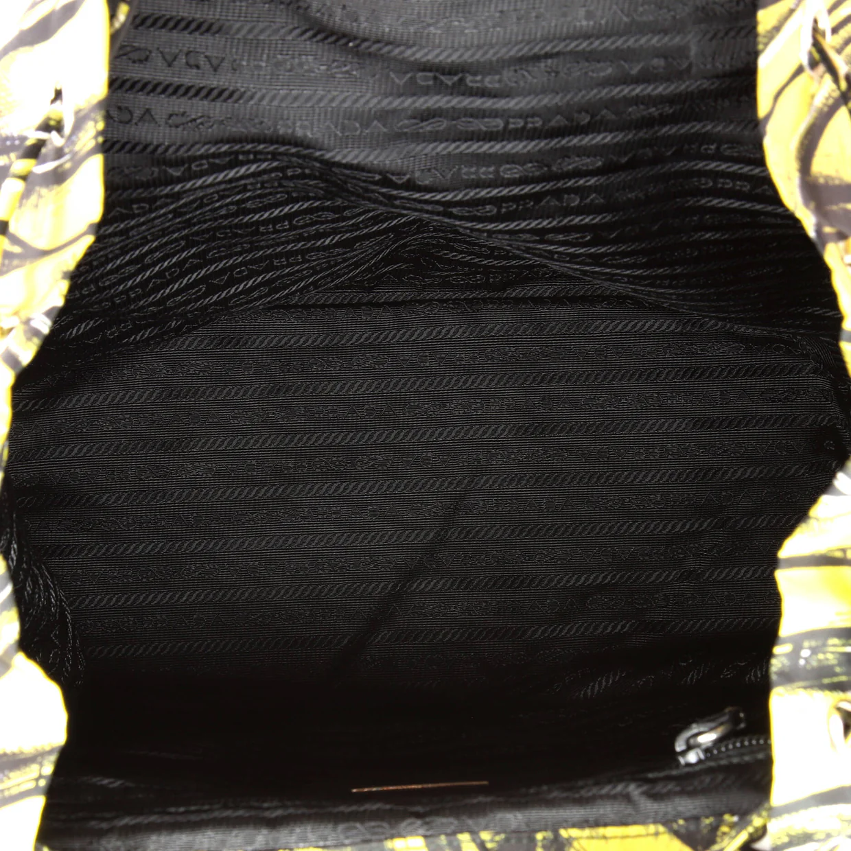 Double Front Pocket Backpack Printed Tessuto Medium - Deep Luxury