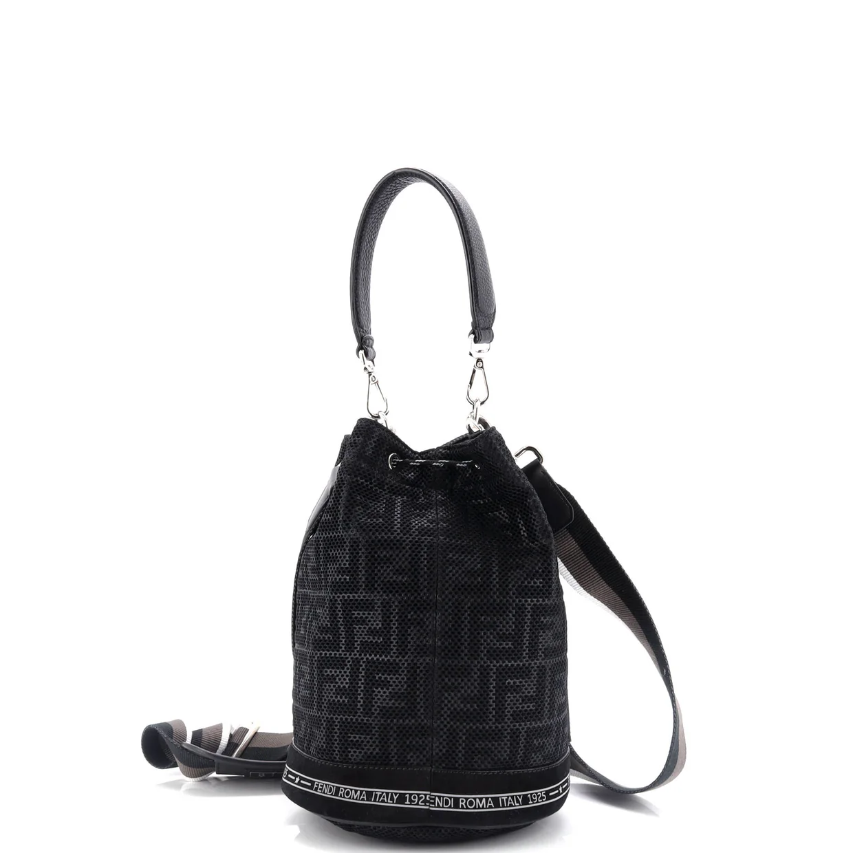 Mon Tresor Holdall Bucket Bag Zucca Canvas Small - Deep Luxury