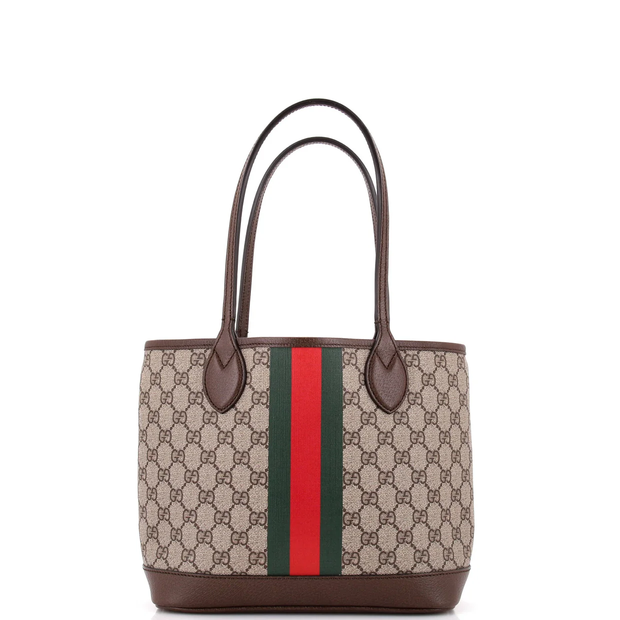 Ophidia Open Shopping Tote GG Coated Canvas Small - Deep Luxury