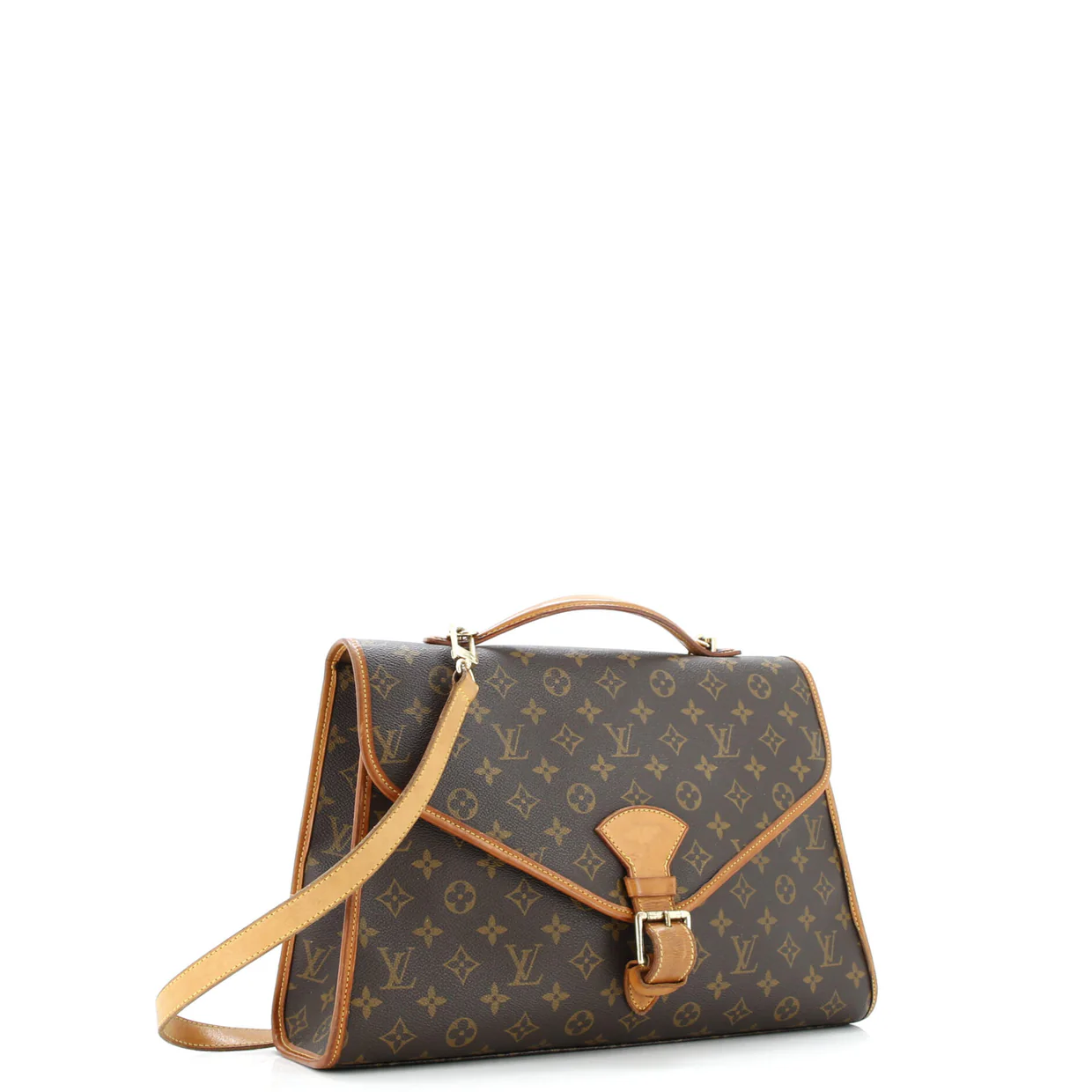 Beverly Briefcase Monogram Canvas MM - Deep Luxury