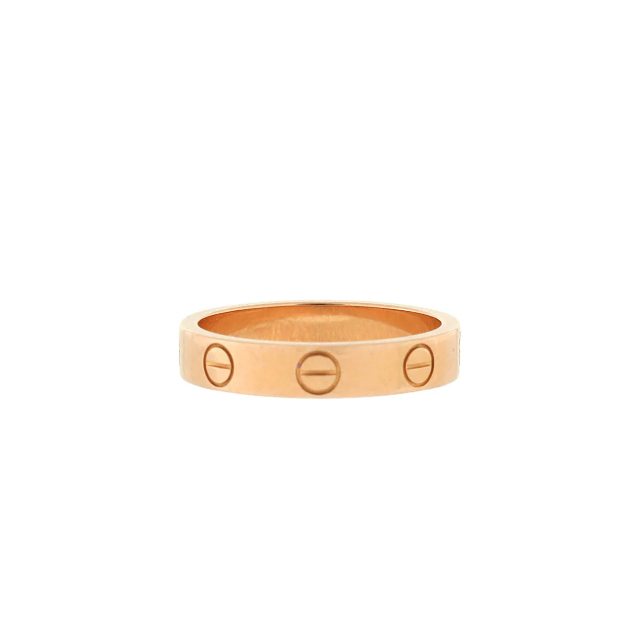 Love Wedding Band Ring 18K Rose Gold - Deep Luxury