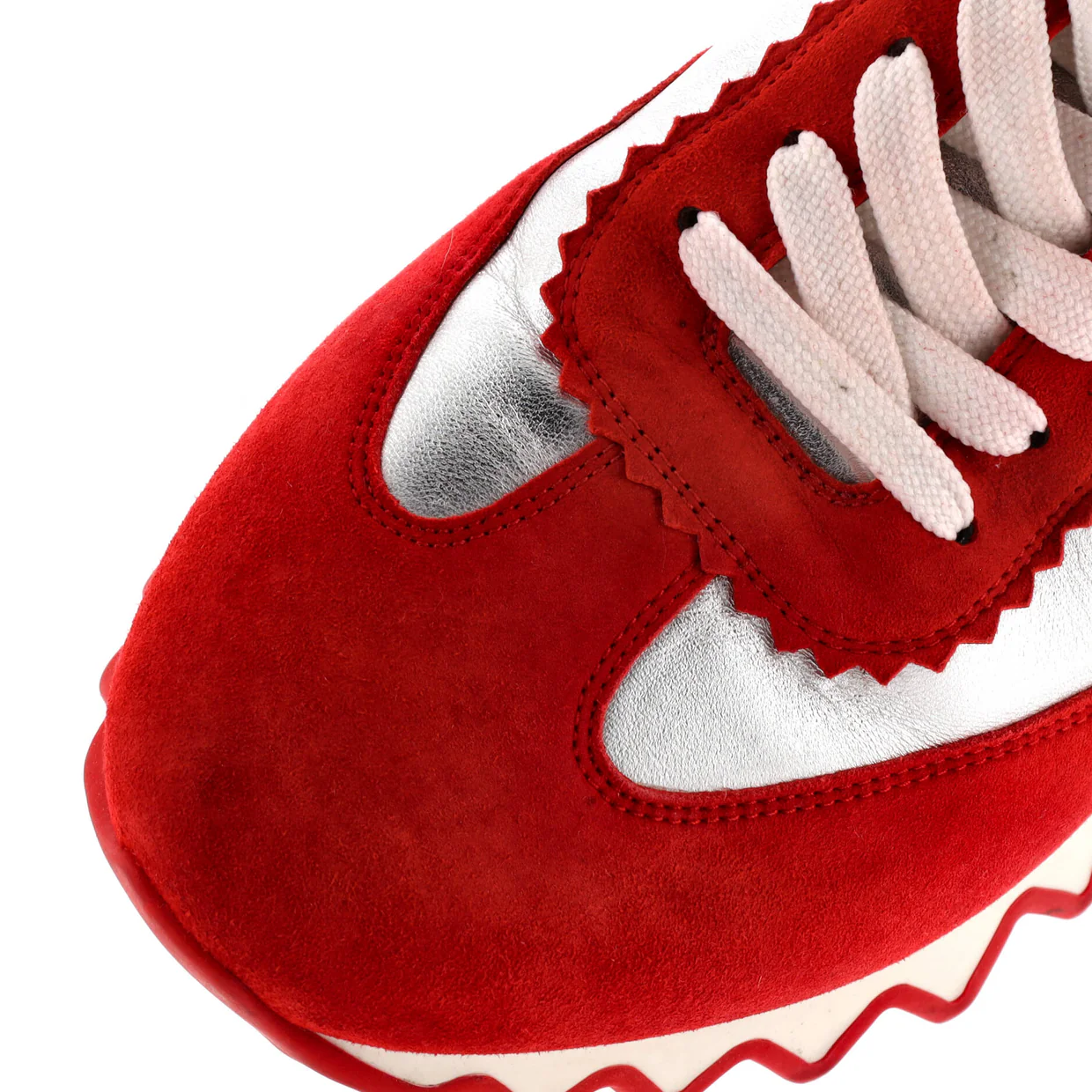 Loubishark Sneakers Leather and Suede - Deep Luxury