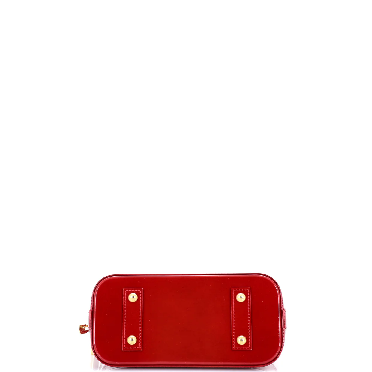 Alma Handbag Limited Edition Monogram Vernis Rayures BB - Deep Luxury