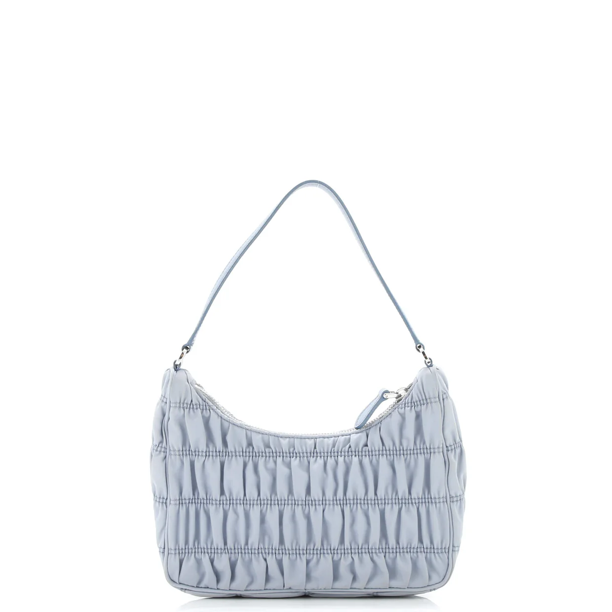 Hobo Tessuto Gaufre with Saffiano Mini - Deep Luxury