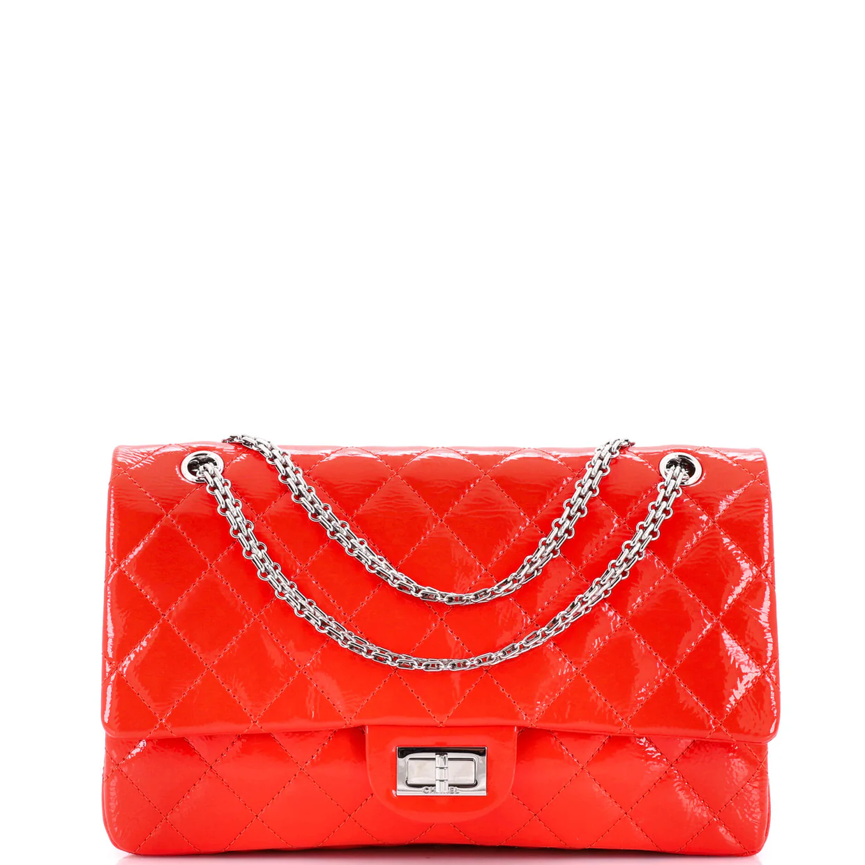Reissue 2.55 Flap Bag Quilted Crinkled Patent 227 - Deep Luxury