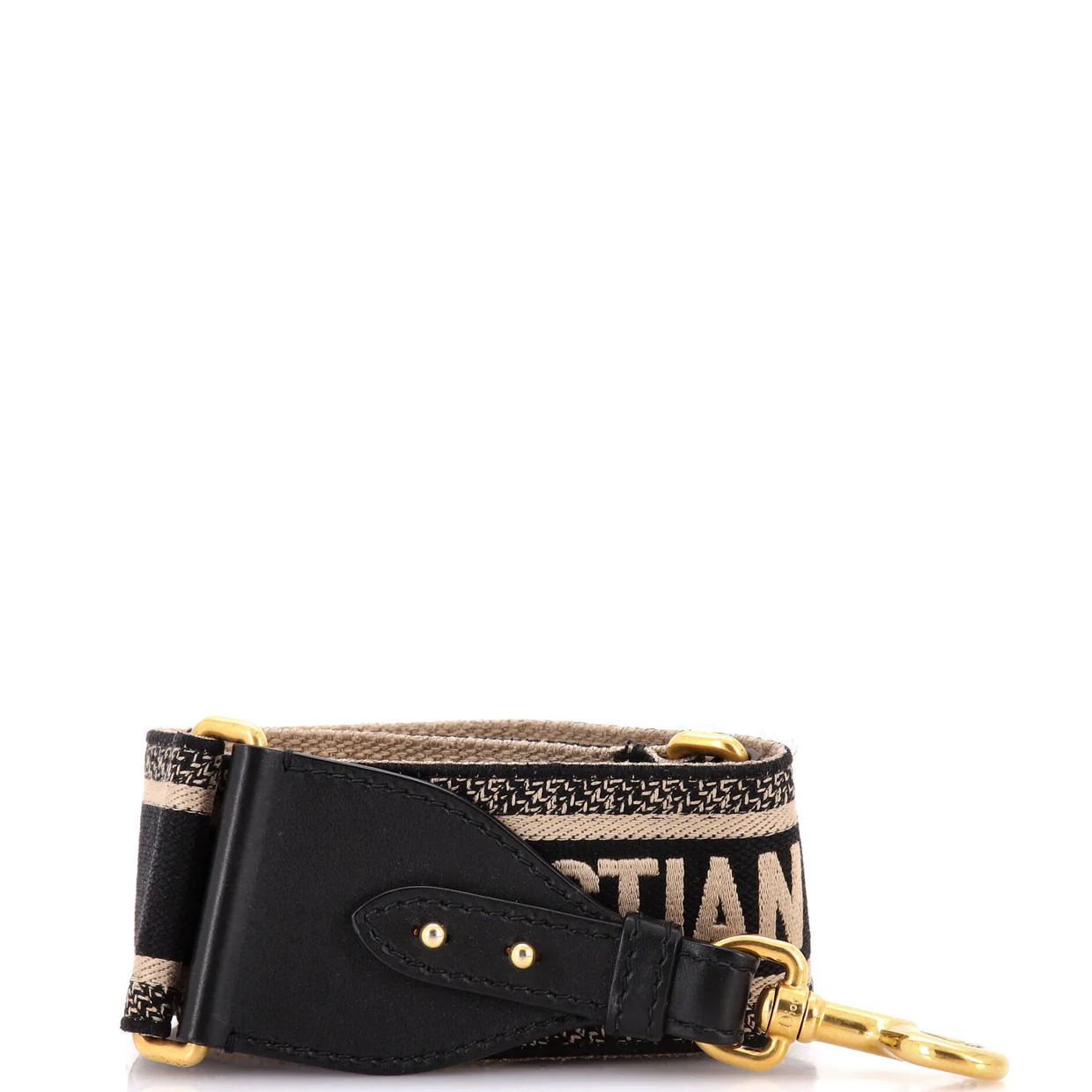 Logo Shoulder Strap Embroidered Canvas Thin - Deep Luxury