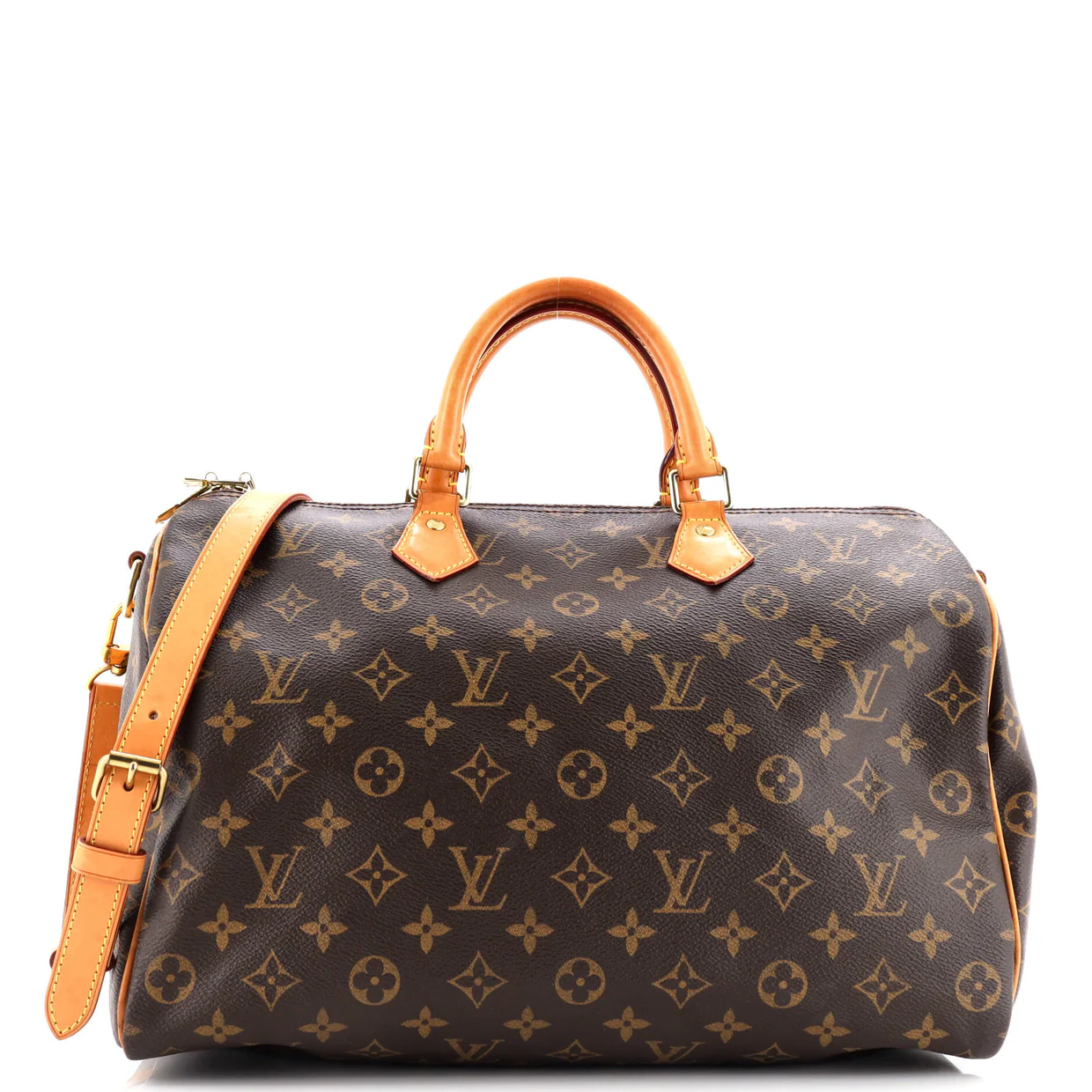 Speedy Bandouliere Bag Monogram Canvas 35 - Deep Luxury