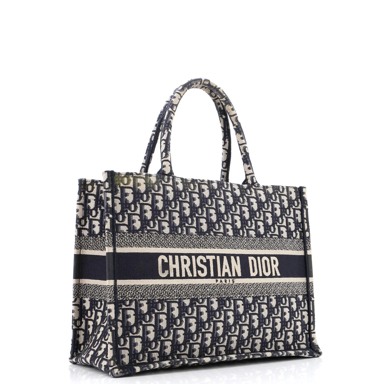 Book Tote Oblique Canvas Medium - Deep Luxury