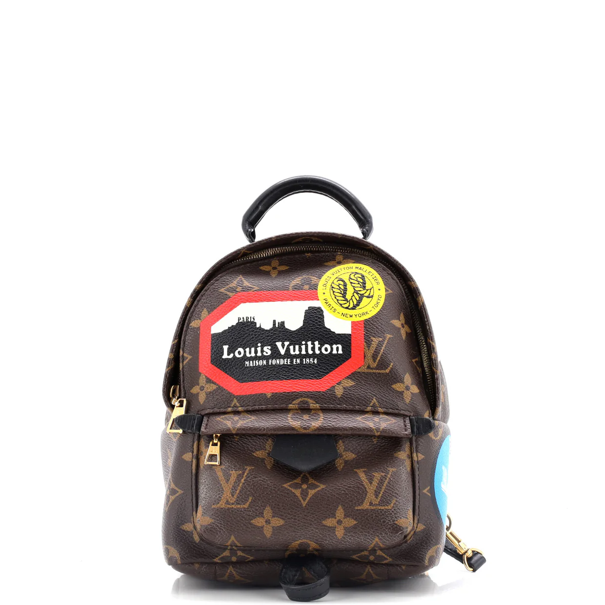 Palm Springs Backpack Limited Edition World Tour Monogram Canvas Mini - Deep Luxury