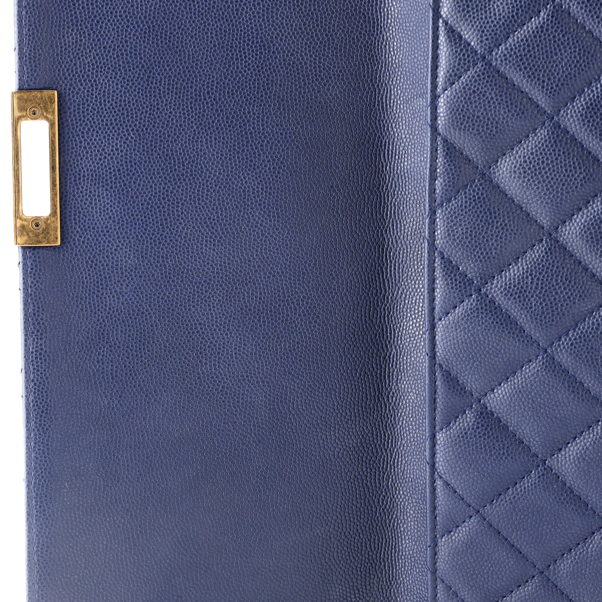 Golden Class O Case Clutch Quilted Caviar Large - Deep Luxury