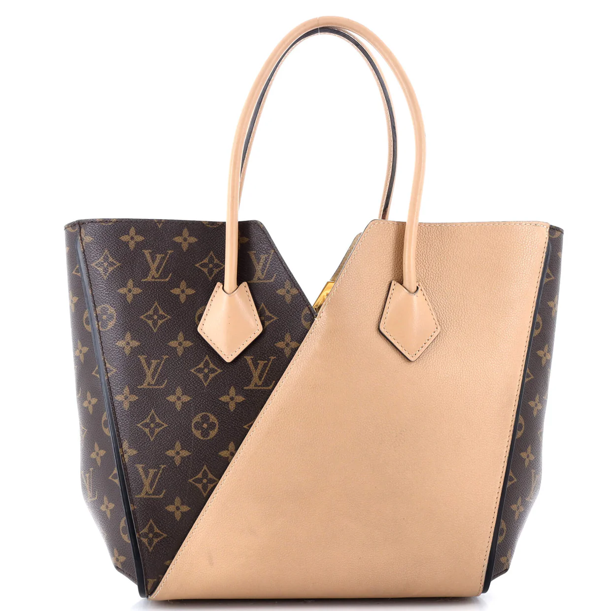 Kimono Handbag Monogram Canvas and Leather MM - Deep Luxury