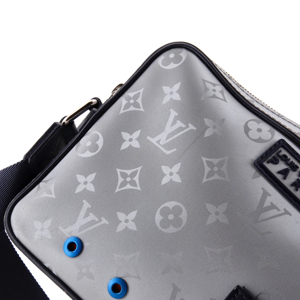 Alpha Messenger Bag Limited Edition Monogram Satellite Canvas - Deep Luxury