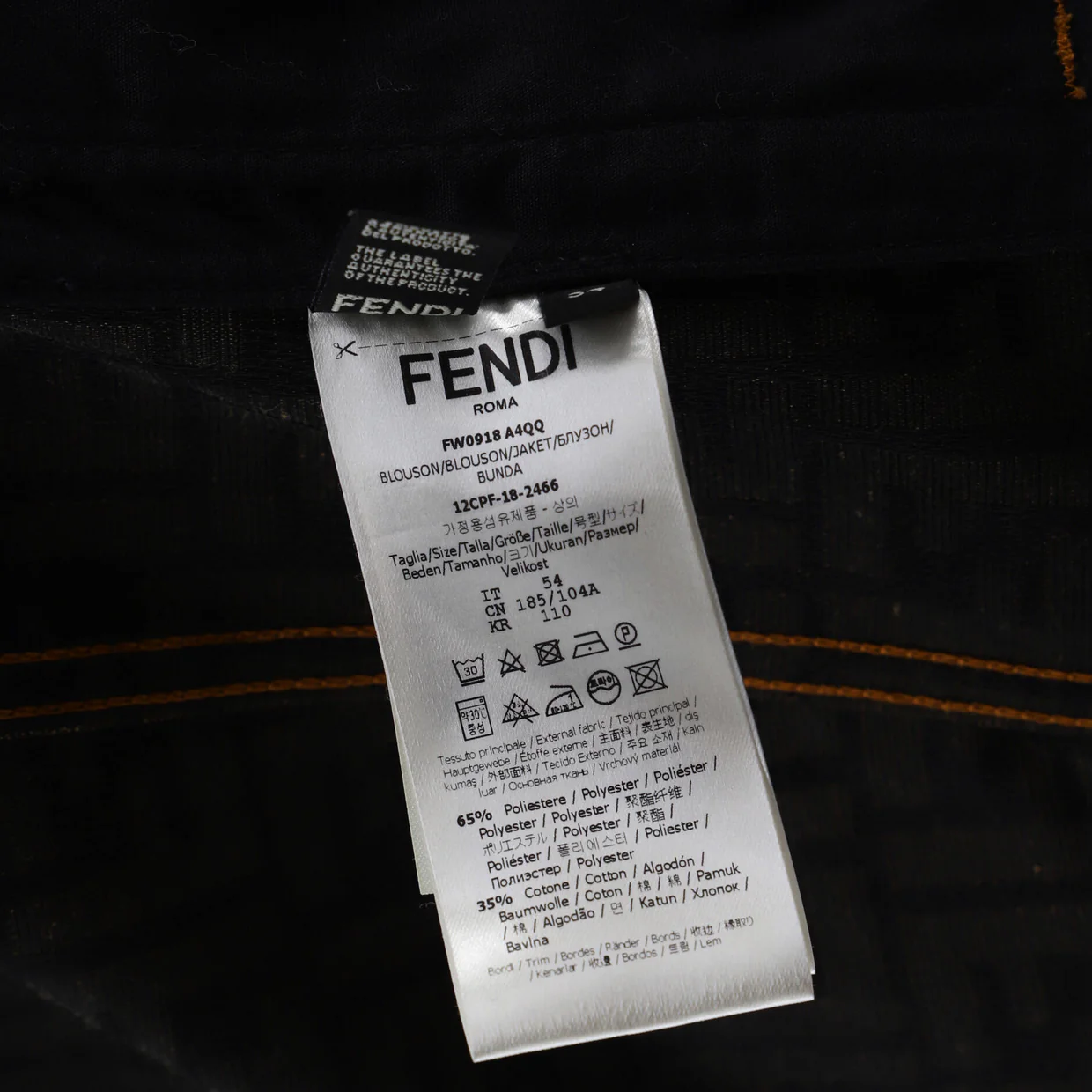 Men's Roma Amor Button Up Jacket Zucca Polyester and Cotton - Deep Luxury