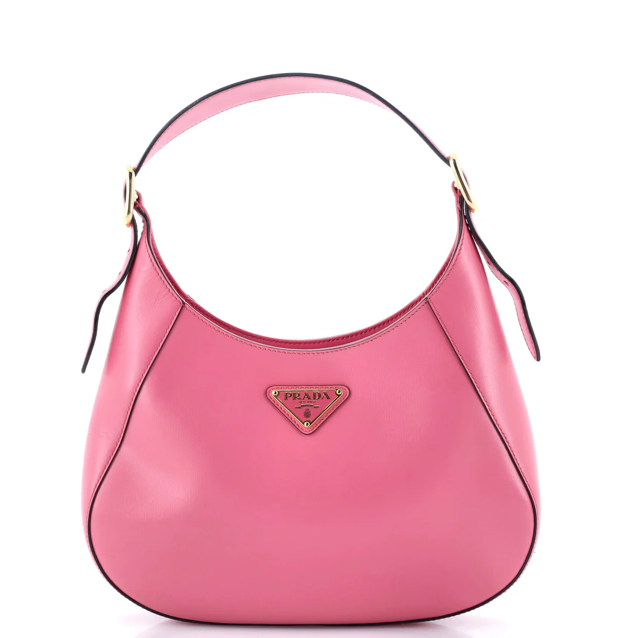 Cleo Shoulder Bag Box Calf Medium - Deep Luxury