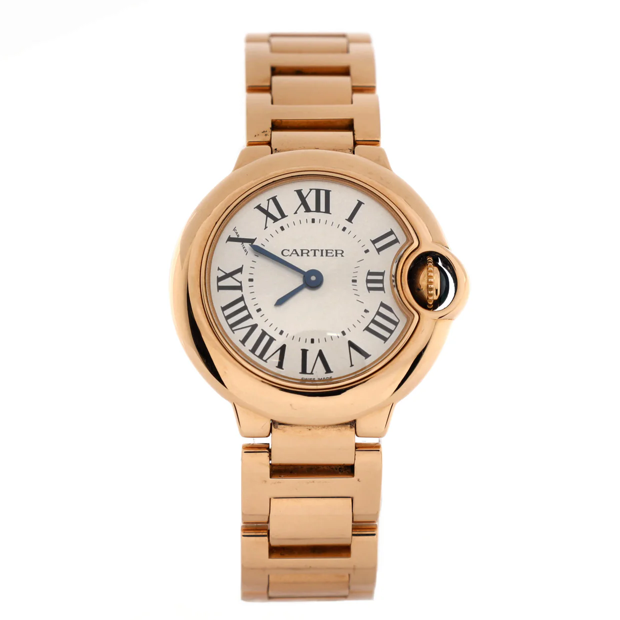 Ballon Bleu de Cartier Quartz Watch Rose Gold 28 - Deep Luxury