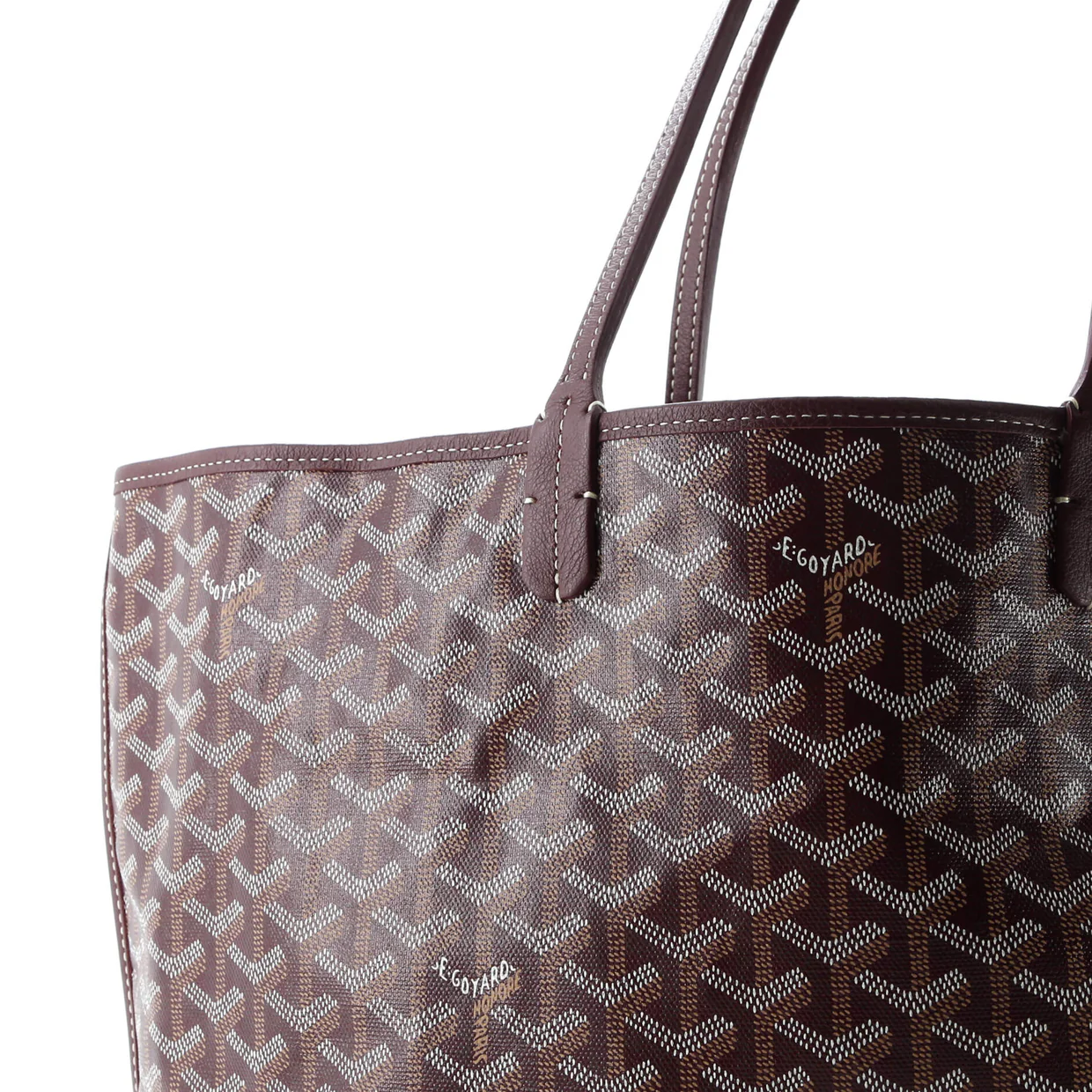 Anjou Reversible Tote Coated Canvas PM - Deep Luxury