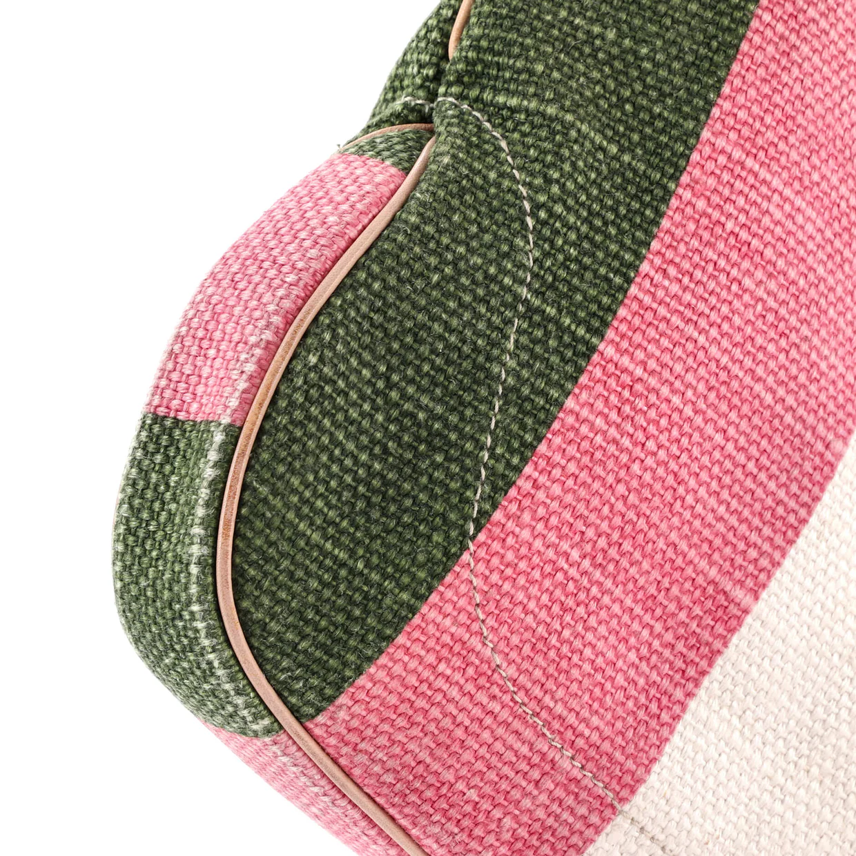 Jackie 1961 Hobo Straw with Leather Small - Deep Luxury