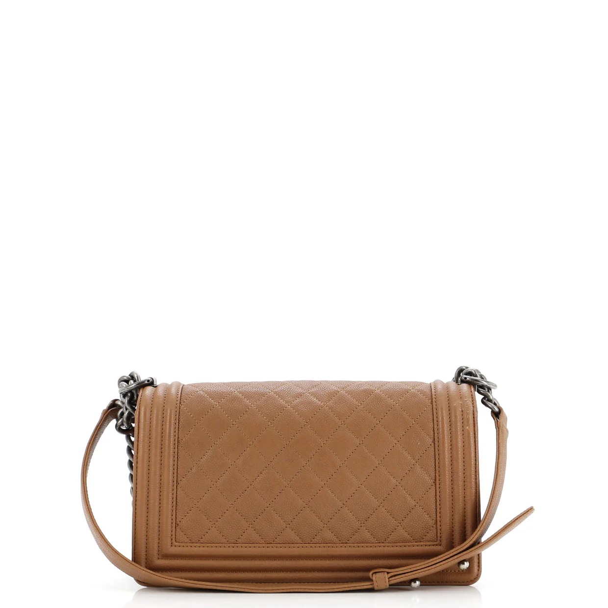 Boy Flap Bag Quilted Caviar Old Medium - Deep Luxury