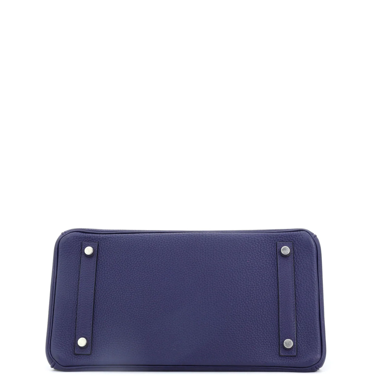 Birkin Handbag Bleu Encre Togo with Palladium Hardware 30 - Deep Luxury