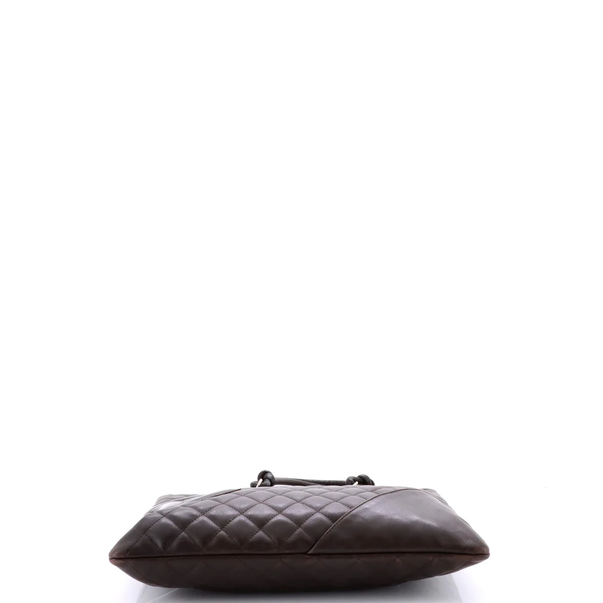Cambon Flat Tote Quilted Leather - Deep Luxury
