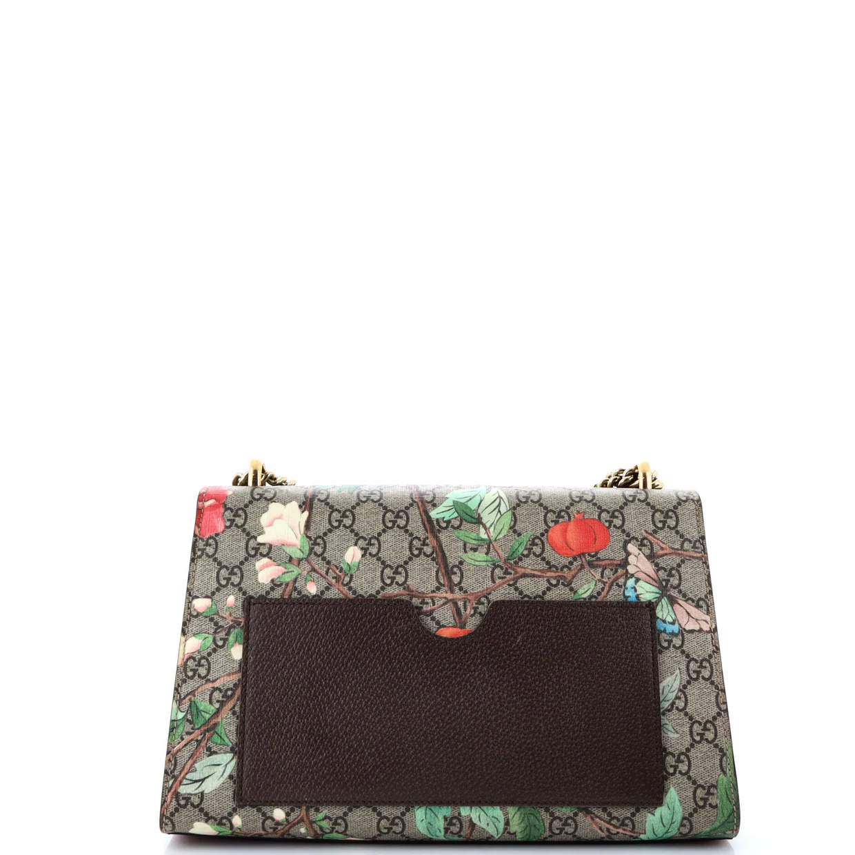 Padlock Shoulder Bag Tian Print GG Coated Canvas Medium - Deep Luxury