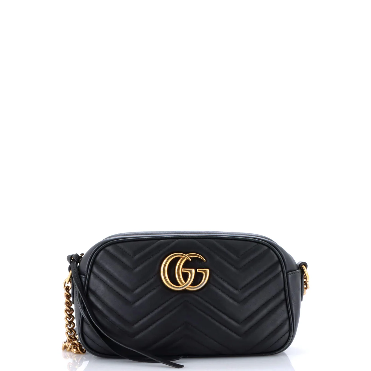 GG Marmont Shoulder Bag Matelasse Leather Small - Deep Luxury