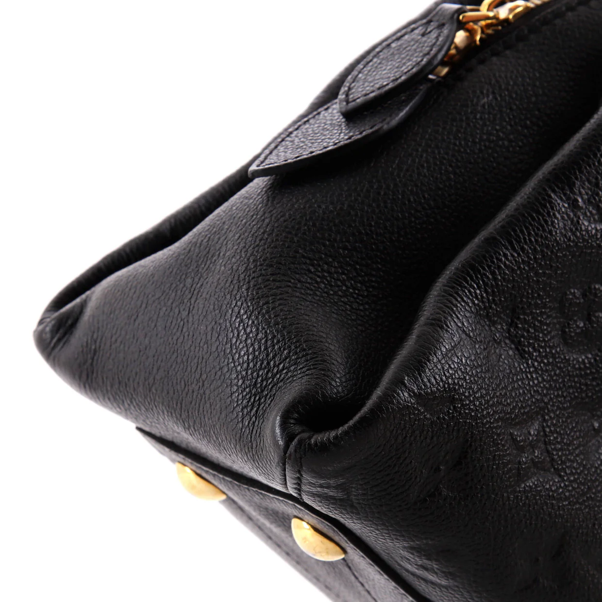 Vosges Handbag Whipstitch Monogram Empreinte Leather MM - Deep Luxury