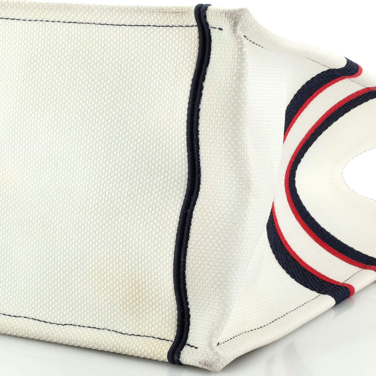 Dioralps Book Tote Embroidered Canvas Large - Deep Luxury