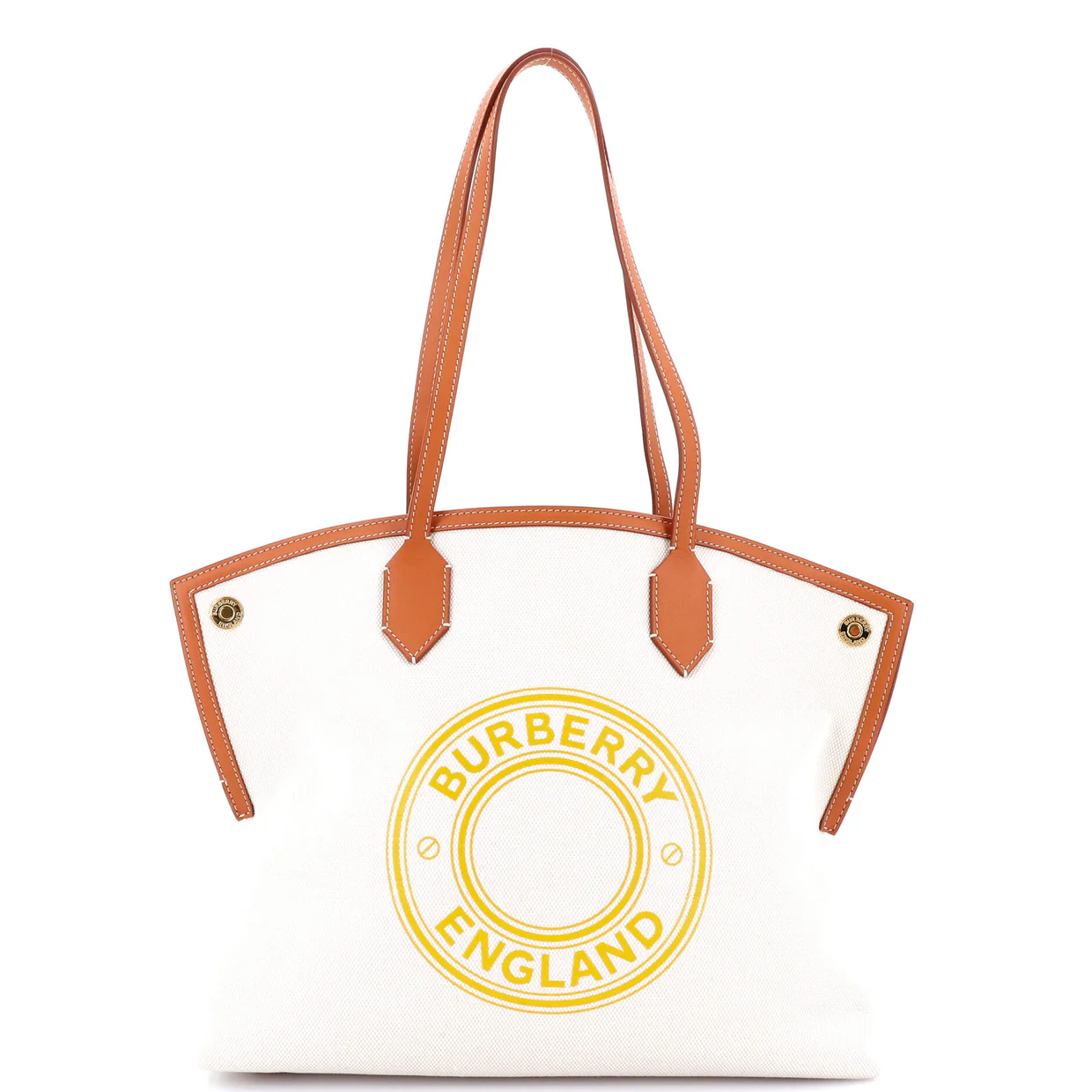 Logo Society Tote Printed Canvas Medium - Deep Luxury