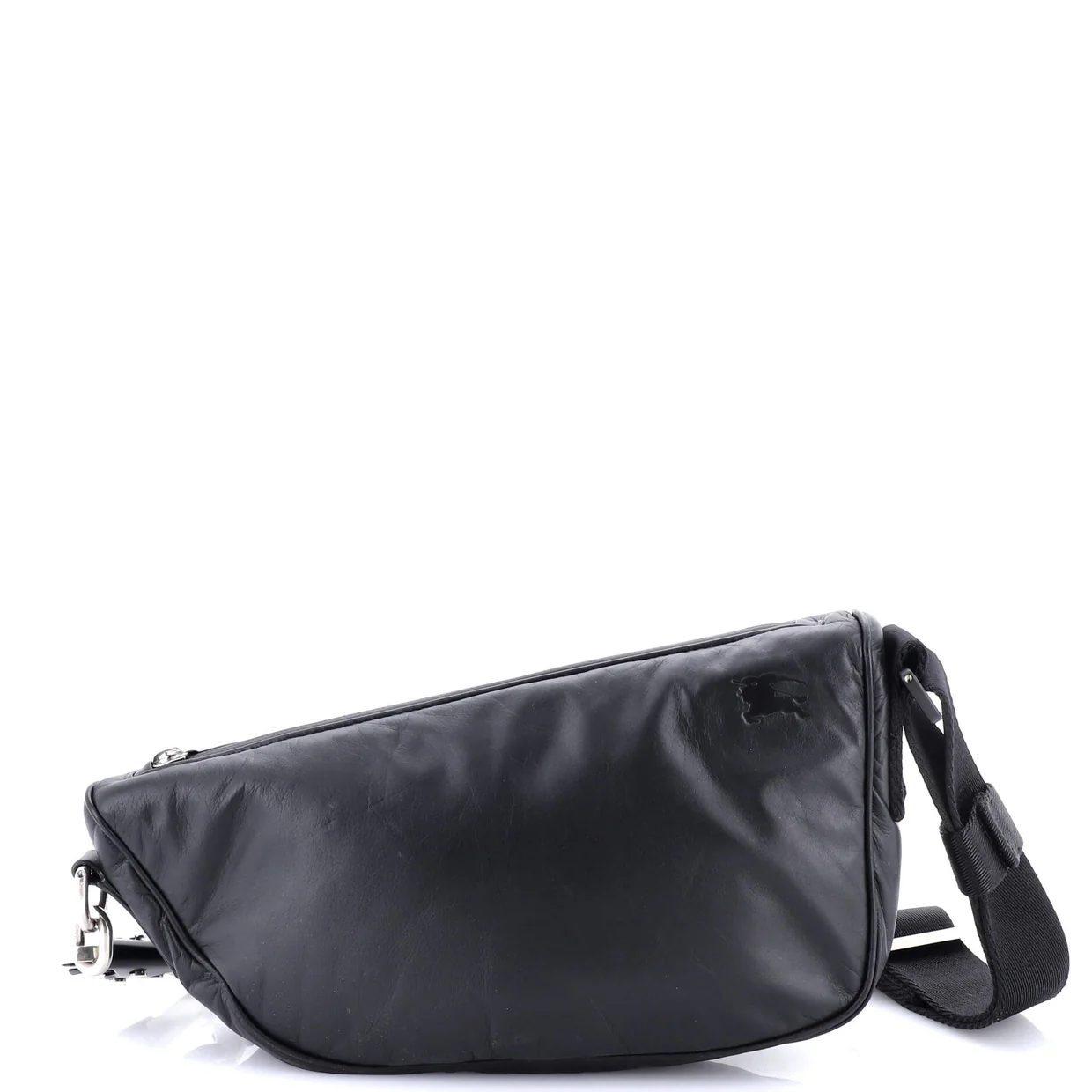 Shield Messenger Bag Leather Medium - Deep Luxury