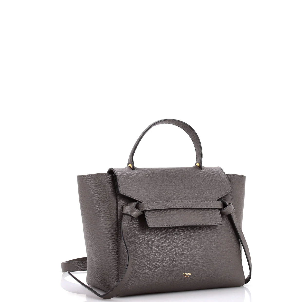 Belt Bag Textured Leather Micro - Deep Luxury