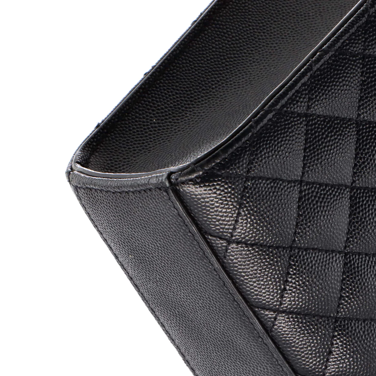 Classic Monogram Envelope Satchel Mixed Matelasse Leather Large - Deep Luxury