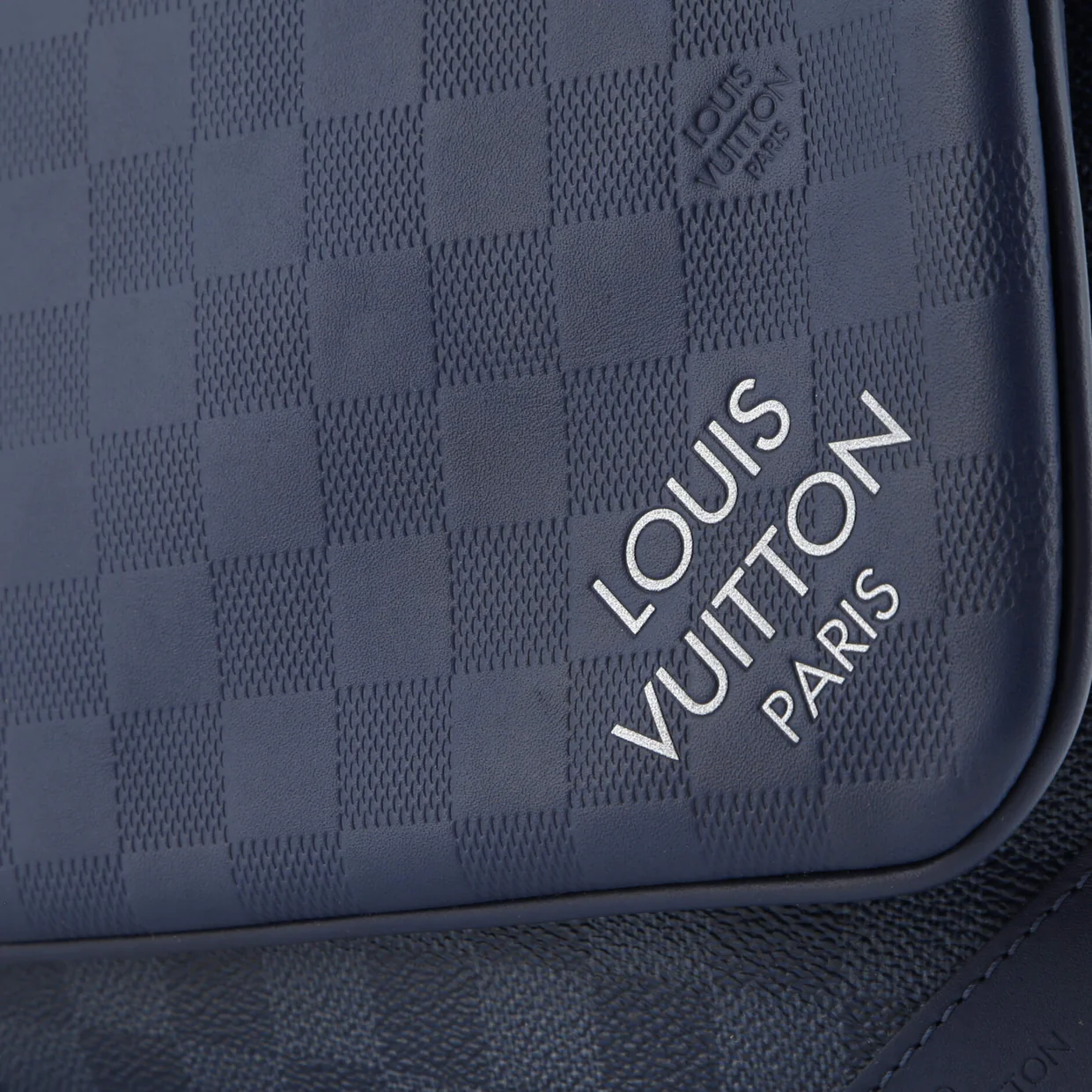 Trio Messenger Bag Damier Infini Leather - Deep Luxury