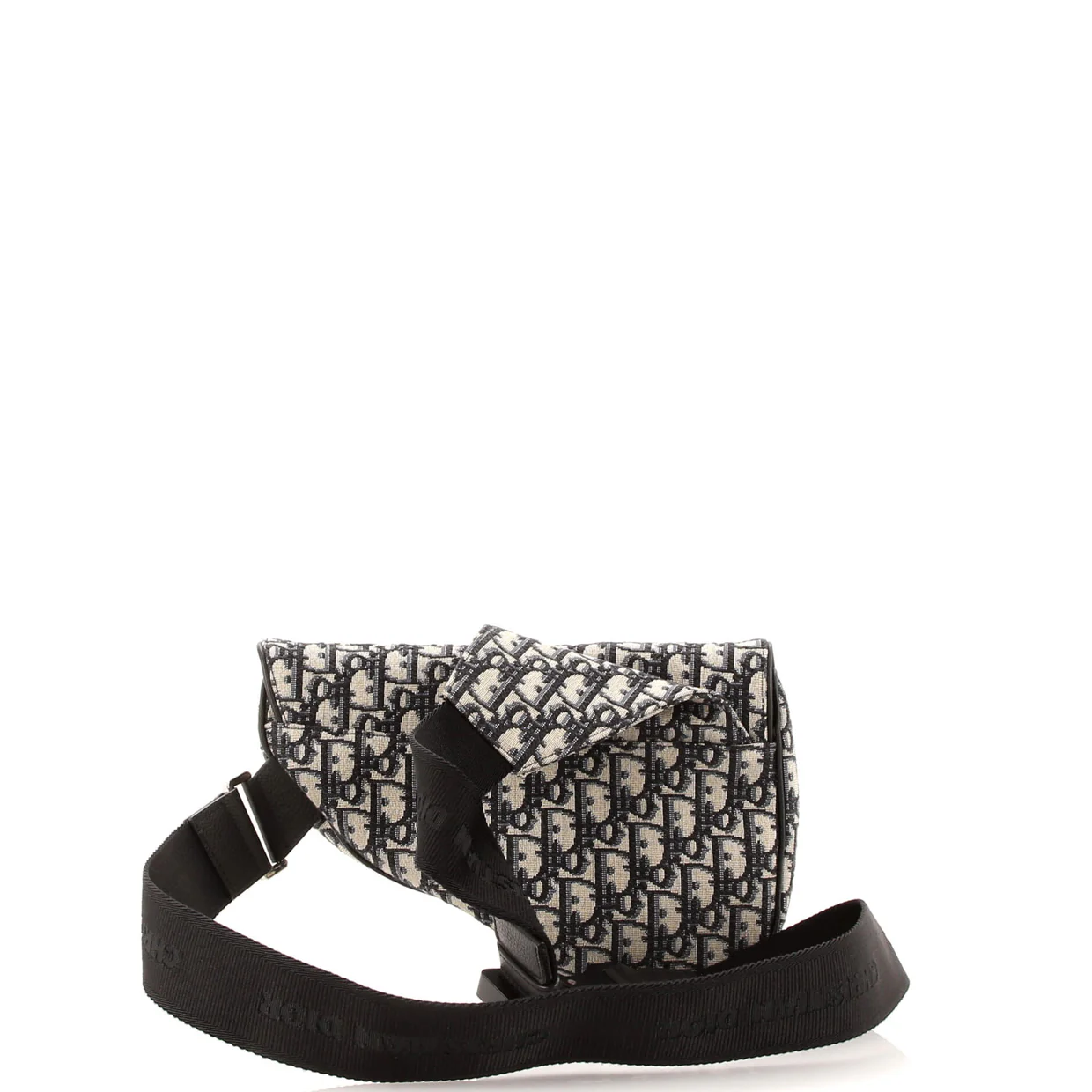 Saddle Crossbody Bag Oblique Canvas - Deep Luxury