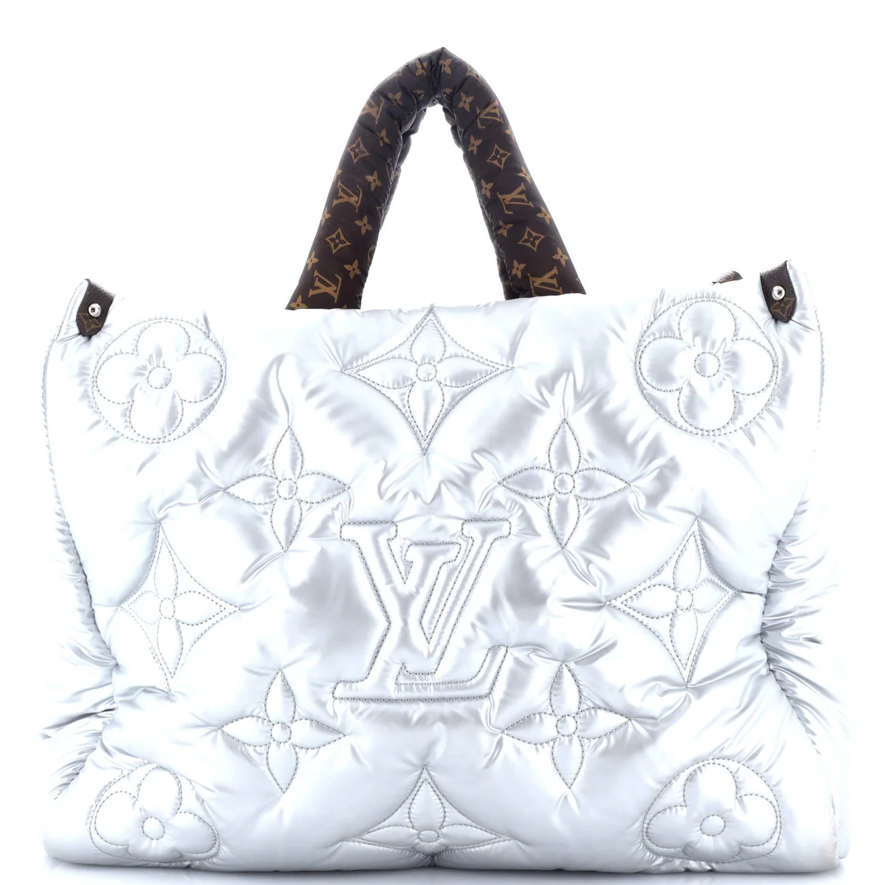 Pillow OnTheGo Tote Monogram Quilted Econyl Nylon GM - Deep Luxury