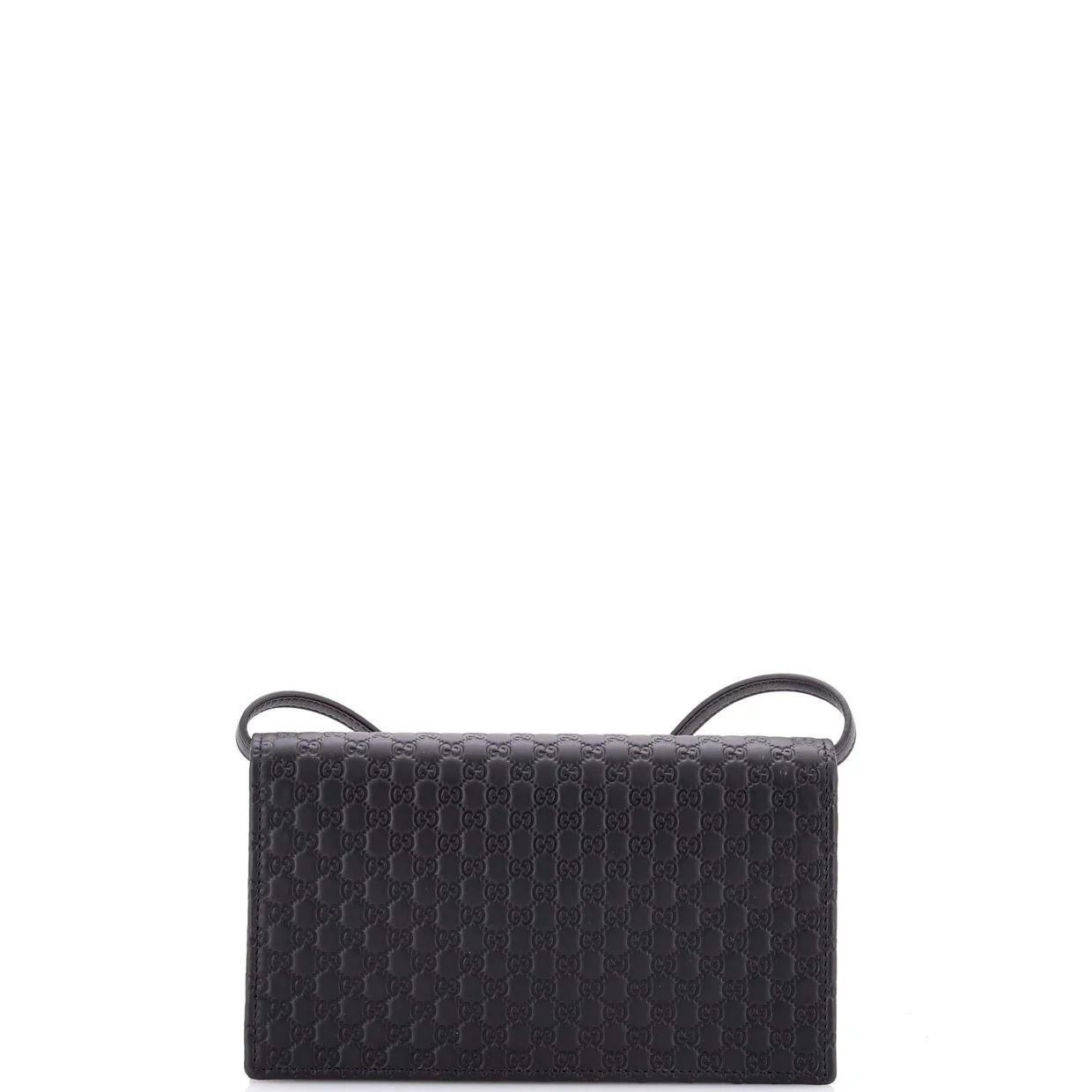 Wallet on Strap Microguccissima Leather - Deep Luxury
