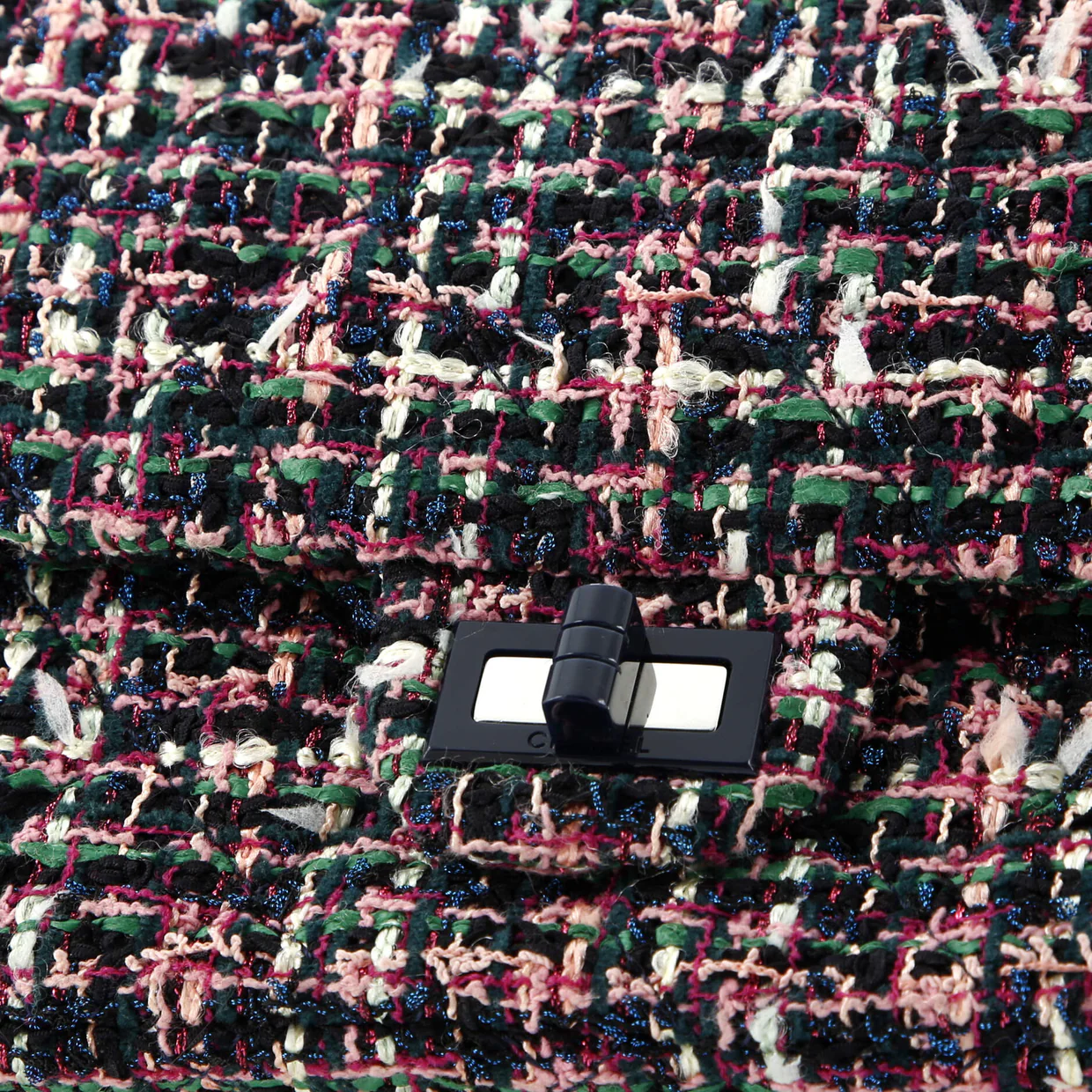 Reissue 2.55 Flap Bag Quilted Tweed 226 - Deep Luxury