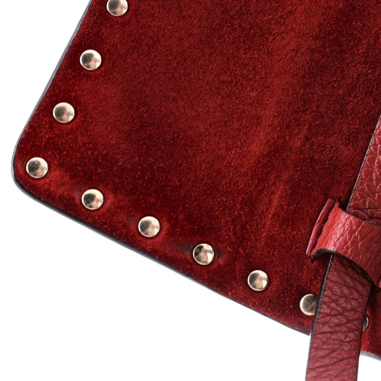 Rockstud Flip Lock Flap Bag Leather Large - Deep Luxury