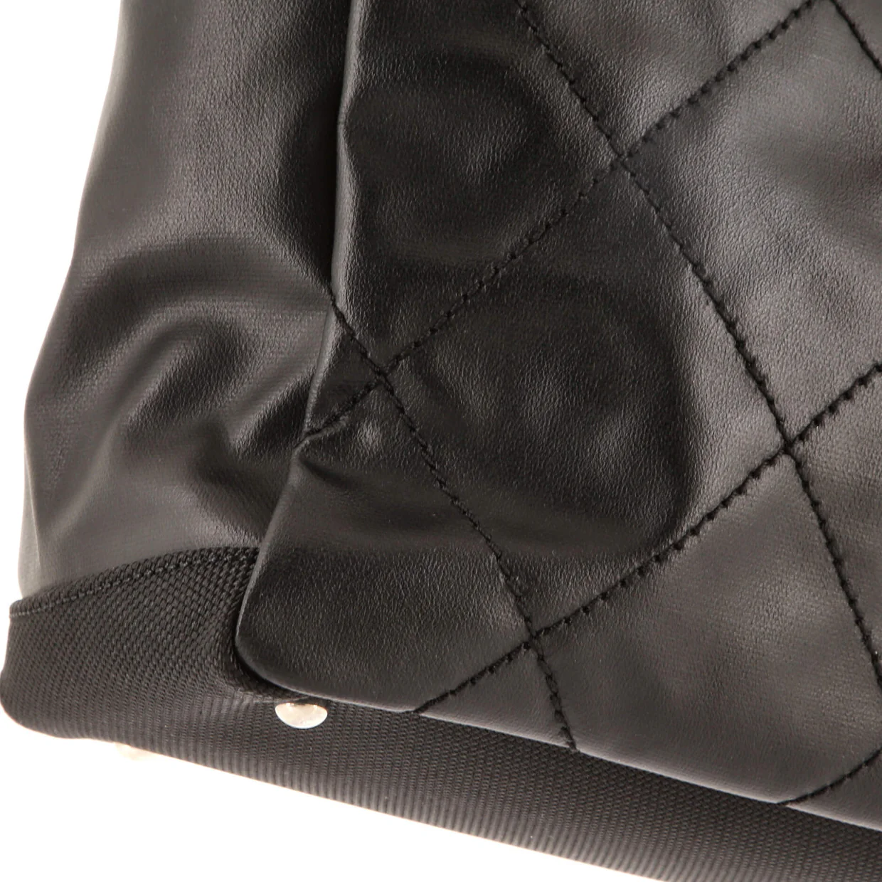 Biarritz Tote Quilted Coated Canvas Small - Deep Luxury