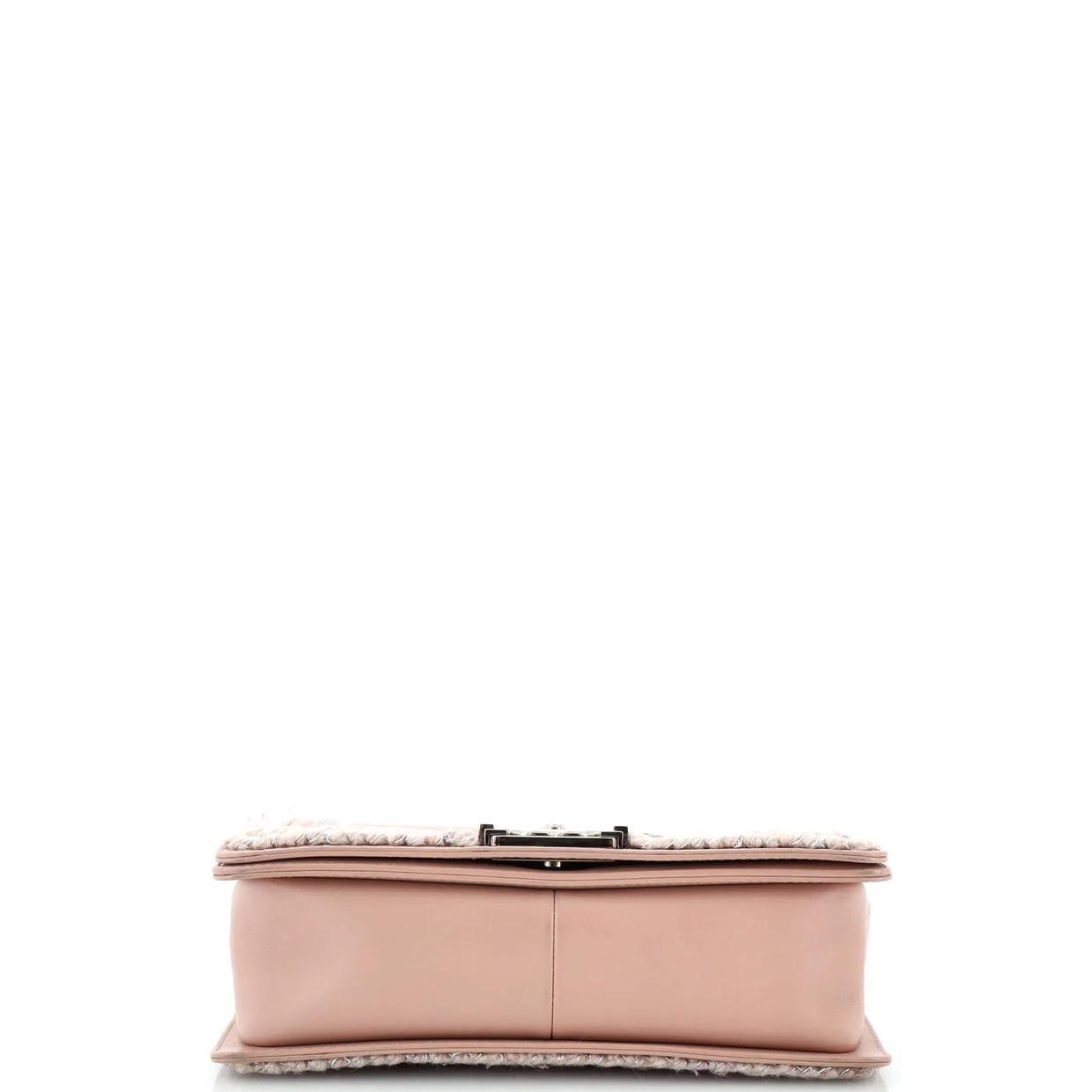 Jacket Boy Flap Bag Quilted Lambskin with Tweed Old Medium - Deep Luxury