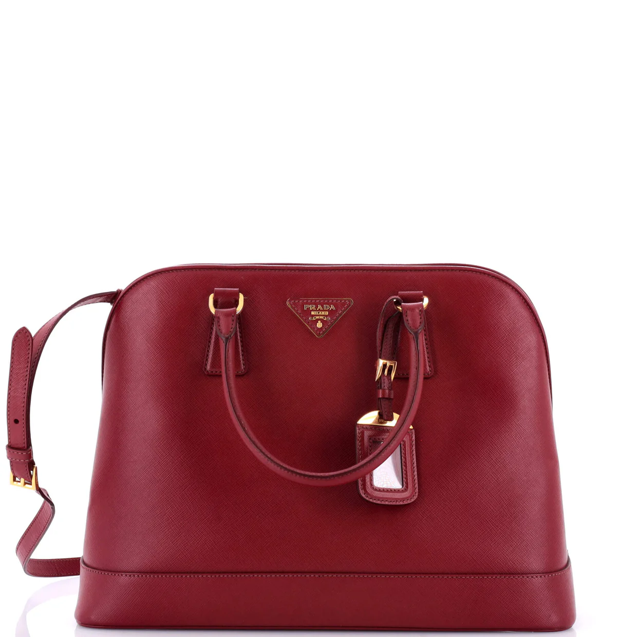 Open Promenade Bag Saffiano Leather Large - Deep Luxury