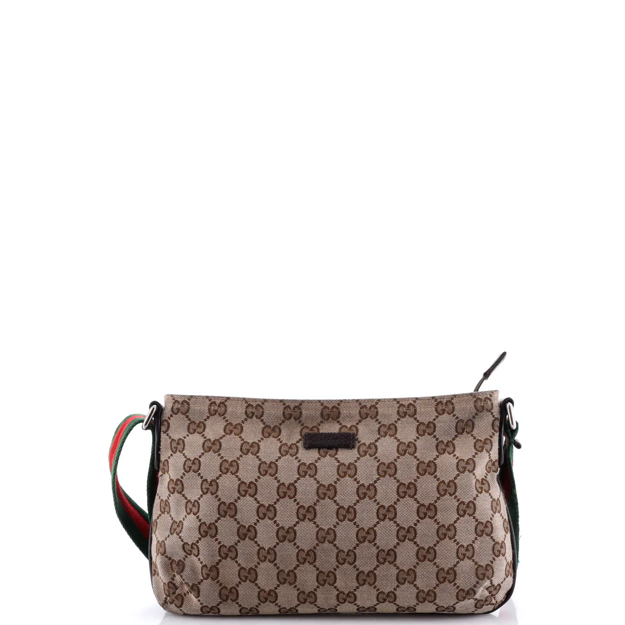 Web Strap Messenger Bag GG Canvas Small - Deep Luxury