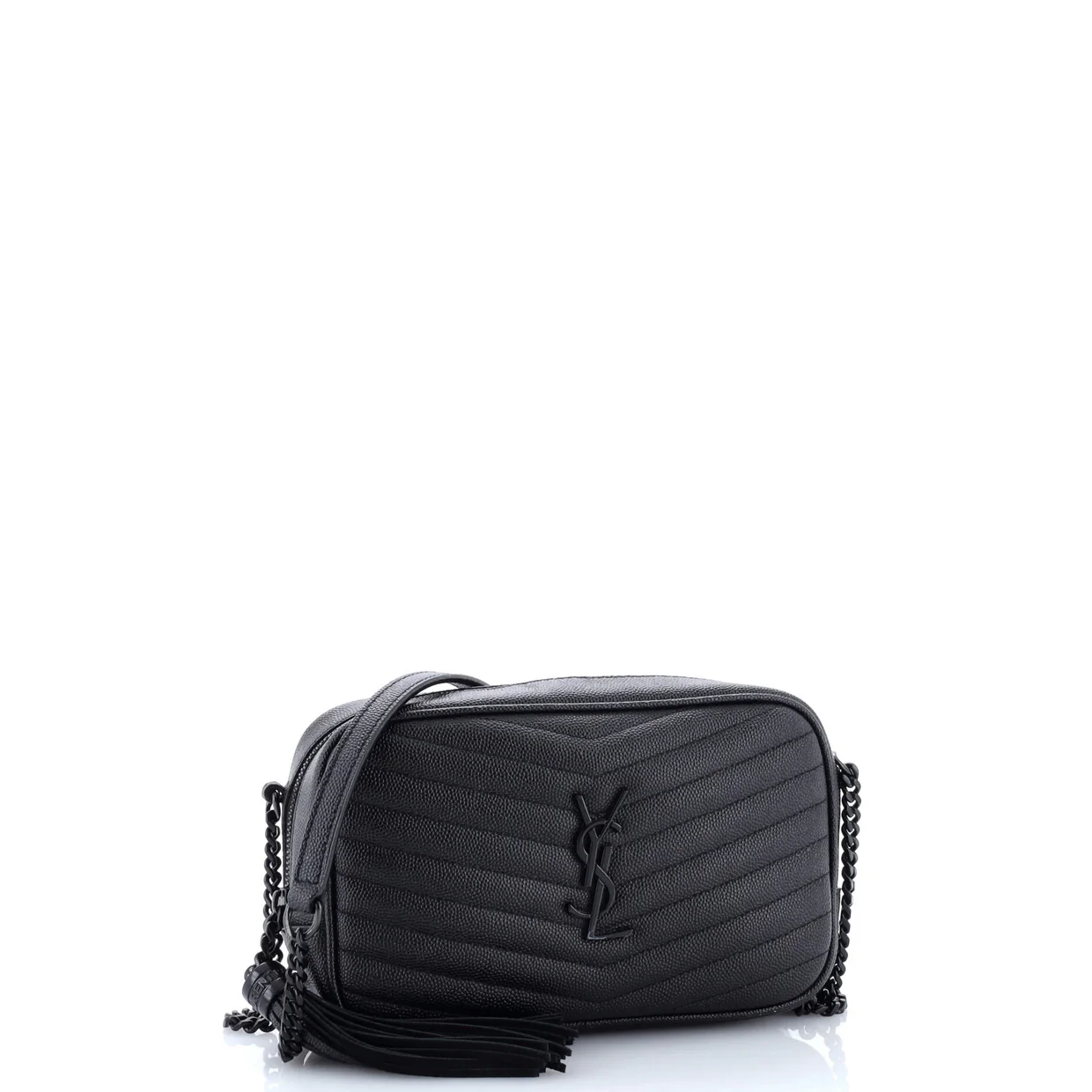 Lou Camera Bag Matelasse Chevron Leather Mini - Deep Luxury