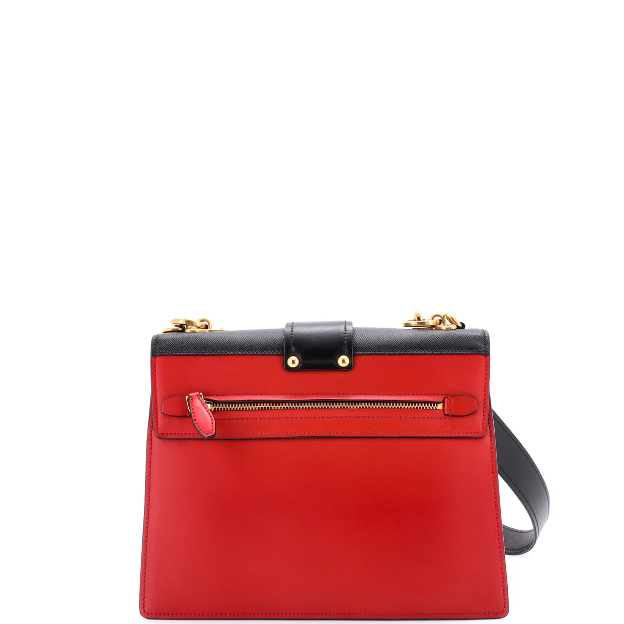 Cahier Convertible Shoulder Bag City Calf and Saffiano Medium - Deep Luxury